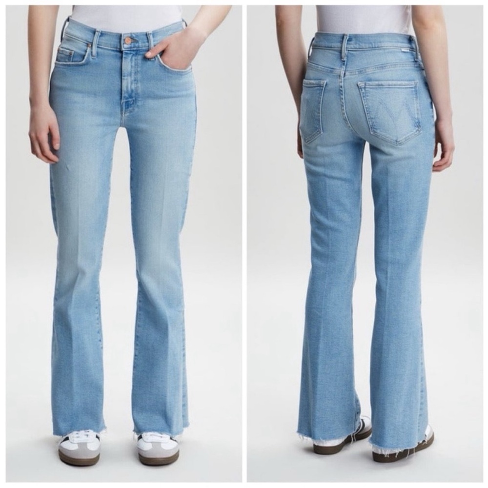 Mother Women's Light Blue Flared Jeans